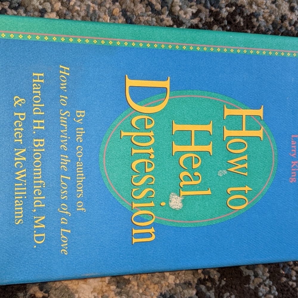 How to Heal Depression Hardcover book.In great condition